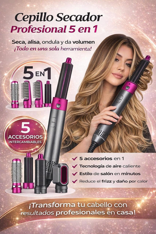 Cepillo Secador 5 en 1
